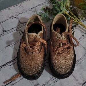 Like New Girls Glitter Vans